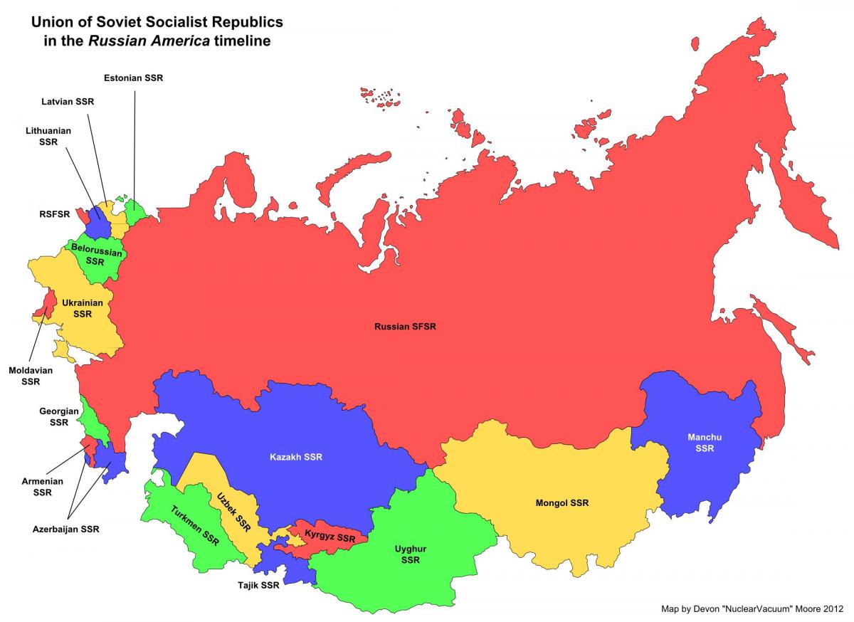 Peta Uni Soviet 